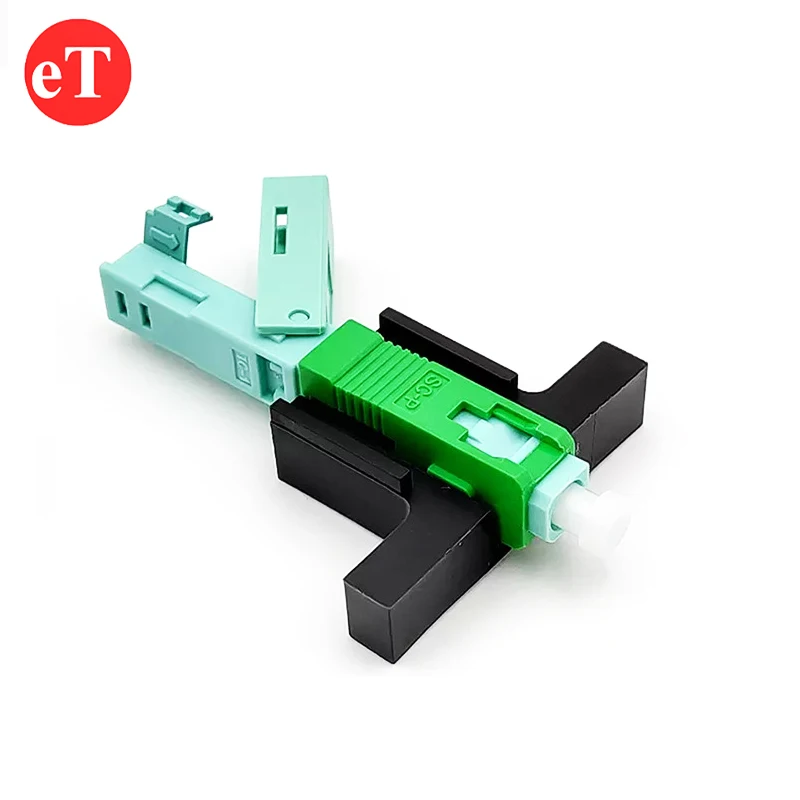 Fiber Optical Embedded Quick Assembly Fusion SC APC Fast Connector