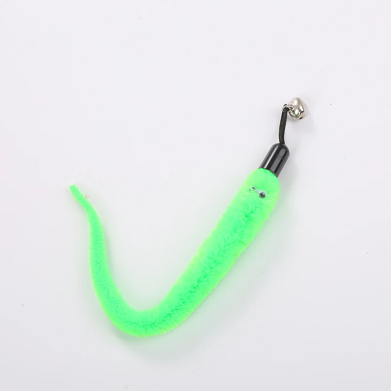 plush caterpillar replacement with bell cat toys wholesale in stock pet toys