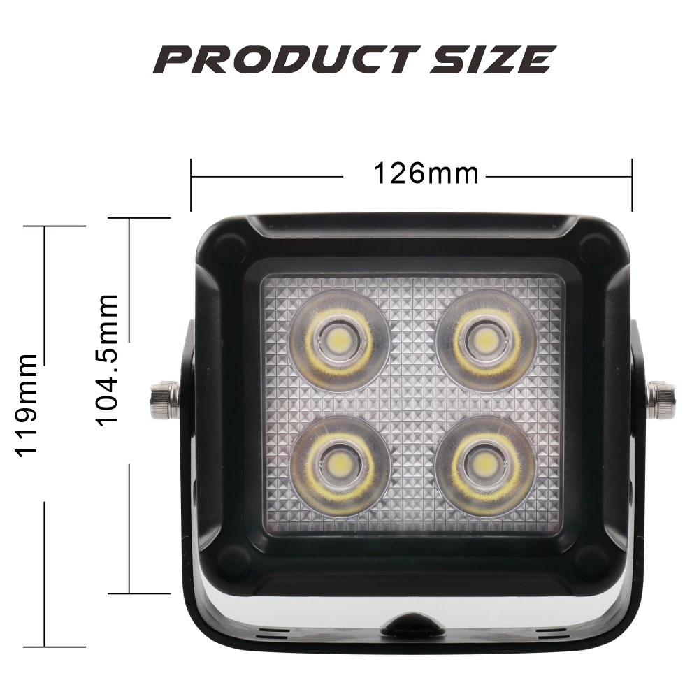 60W High power work light off road led light vehicle accessories light led CISPR 25 CLASS 5 high EMC level