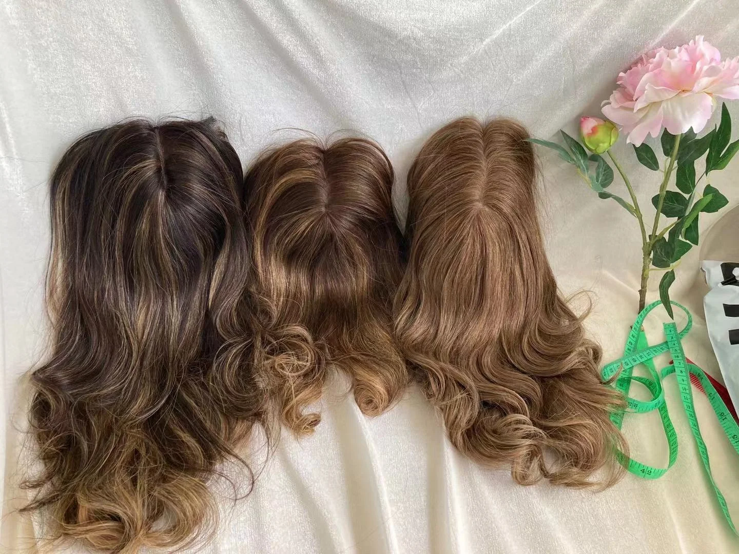 Jewish Wig Silk top Wig Highlights Wave Hair Kosher Wigs Sheitel Unprocessed European Virgin Hair For Black Woman