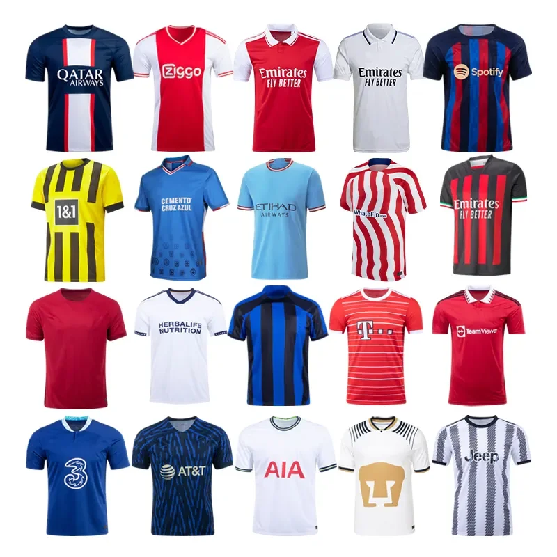 Cheap wholesale and sublimated football jersey custom team training football uniform soccer jersey