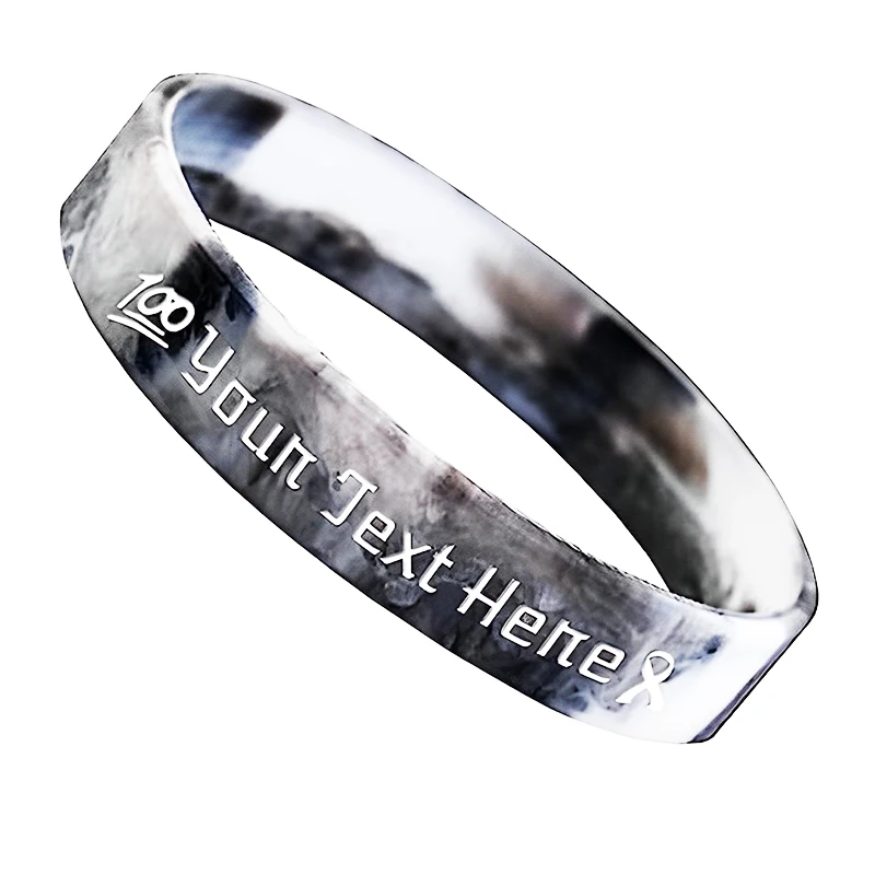 Cheap gift items new custom fashion Printing Wrist Band Silicone Wristband