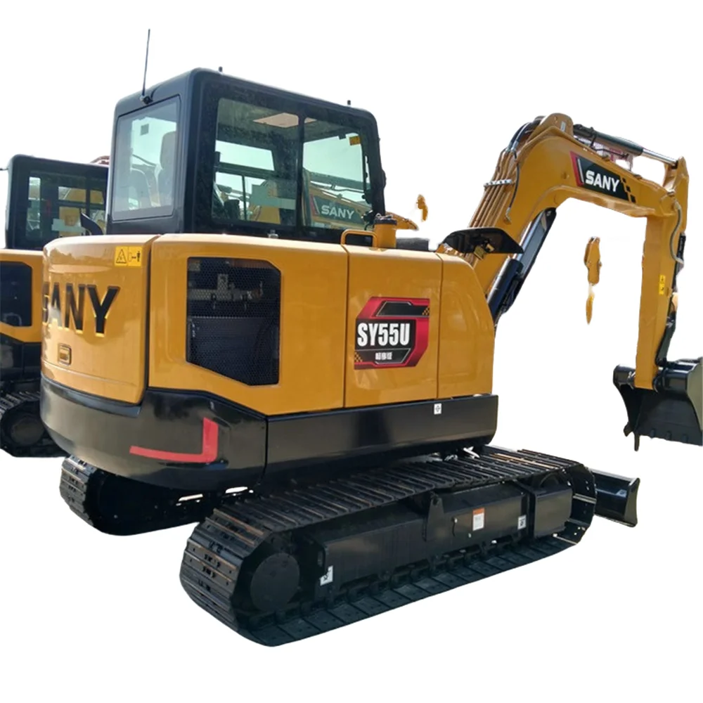 High Quality NEW SANY SY55U Crawler Excavator 5.5TONCost-Effective with Engine Pump Motor Gear Core Includes Operating Weight