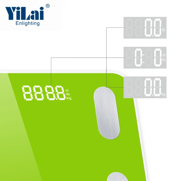 
Blue tooth Body Fat Scale Highly Accurate Bathroom Body Composition Analyzer with Smartphone APP smart digital scale 