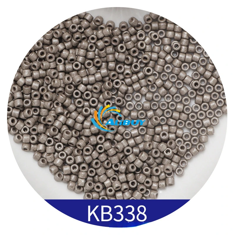 antique beads 1688 buyer agent 2mm Electroplated matte metallic bead Handmade bead dropshipping agent sourcing