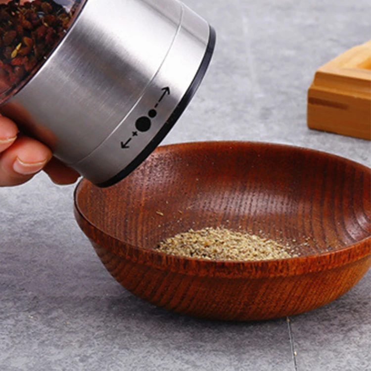 steel salt and pepper grinder set manual sliver grinders mill shaker mills