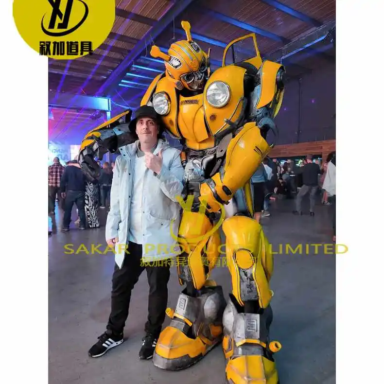 Good Quality Realistic 3 M Tall Halloween Cosplay Robot Action Figure Costume