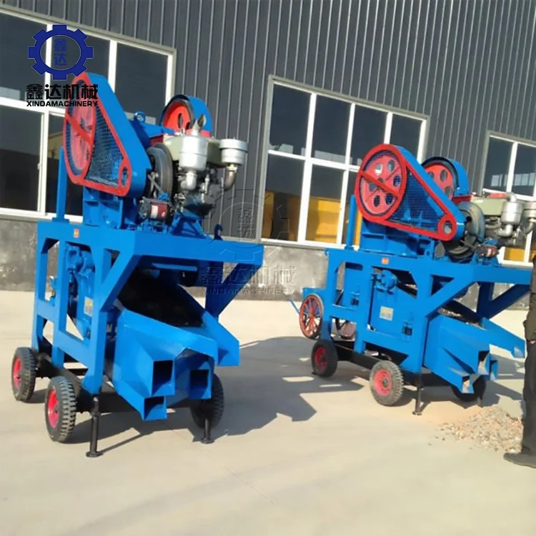 Small Mobile Stone Crusher with Quality Guarantee Best  Price For Sale Rock Stone Crusher Machinery