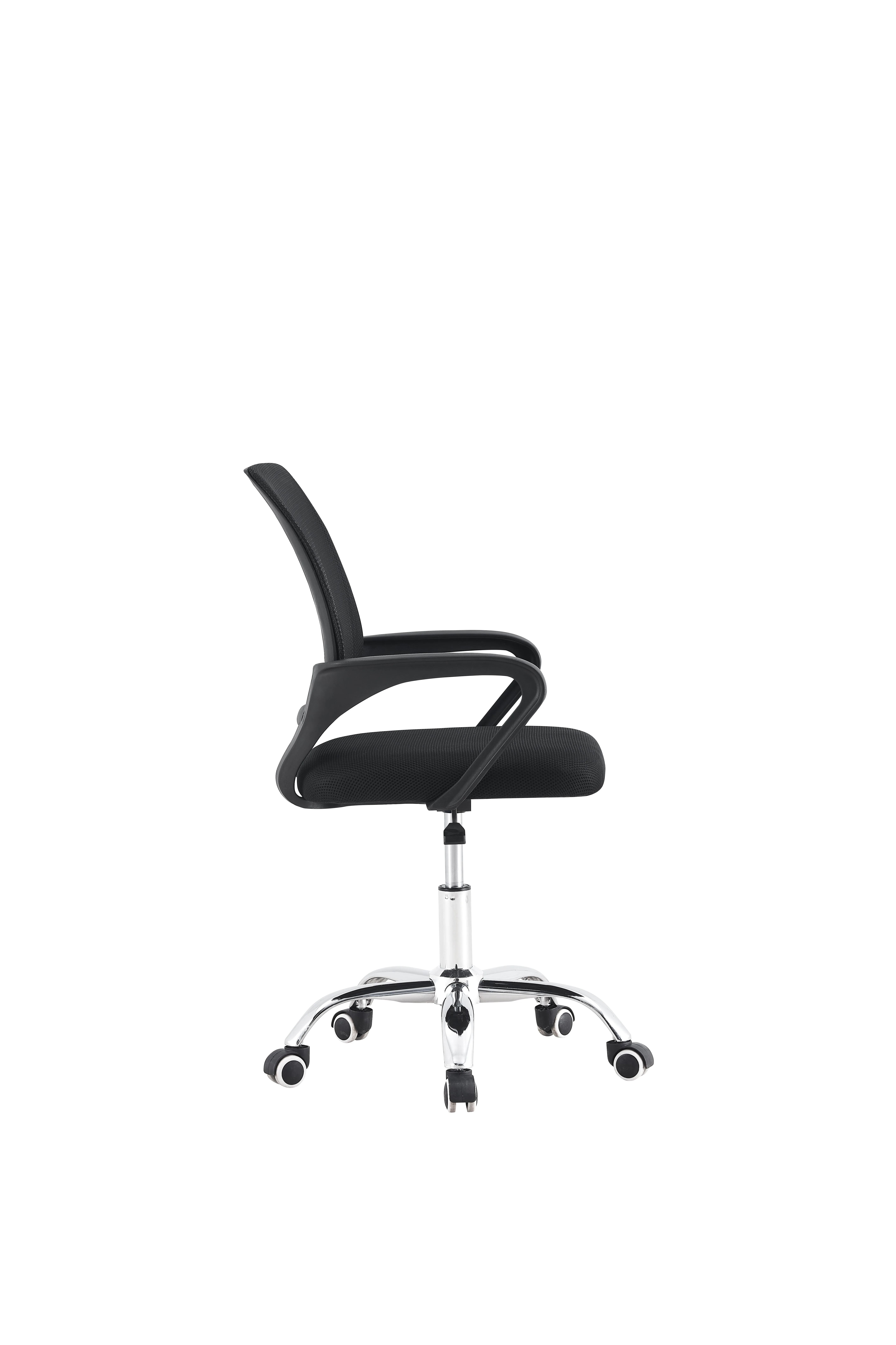Factory Cheap Modern Metal Base Staff Conference Chair Leather Mid High Back Executive Office Visitor For Meeting Room