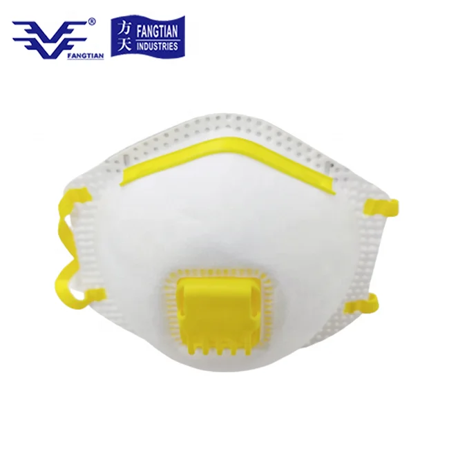 Disposable Industry safety Dust Mask FFP1 Particulate Respirator with Exhalation Valve CE 2797