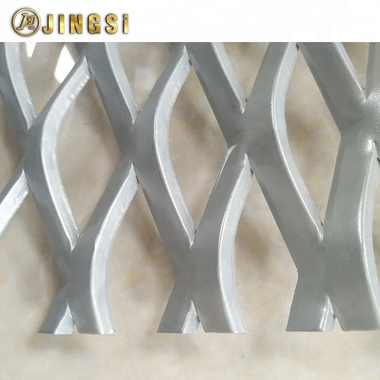 Galvanized Stainless Steel Aluminum Expanded Metal Mesh metal mesh curtain wall panel Punching Processing Welding Service Metal
