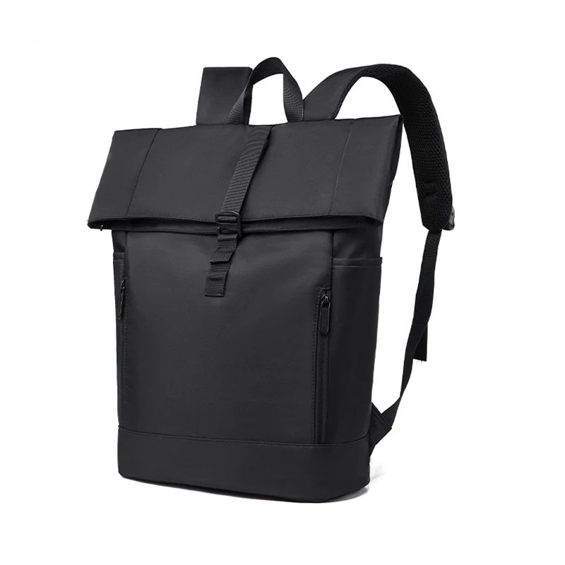 Manufacturer Custom Logo Ecofriendly Recycle Material Outdoor Sport Roll Top Backpack Unisex Roll Up Travel Backpack