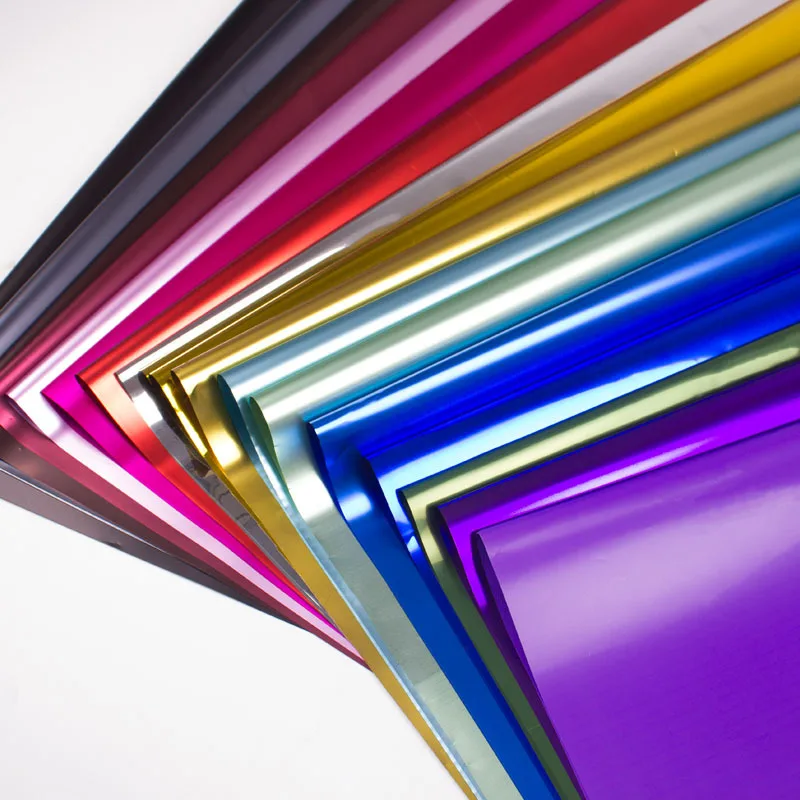 
Ready Stocks / OEM 100% Waterproof Pure Color Matte Platinum Paper Flowers Gift Wrapping Florist Floral Packaging Materials 