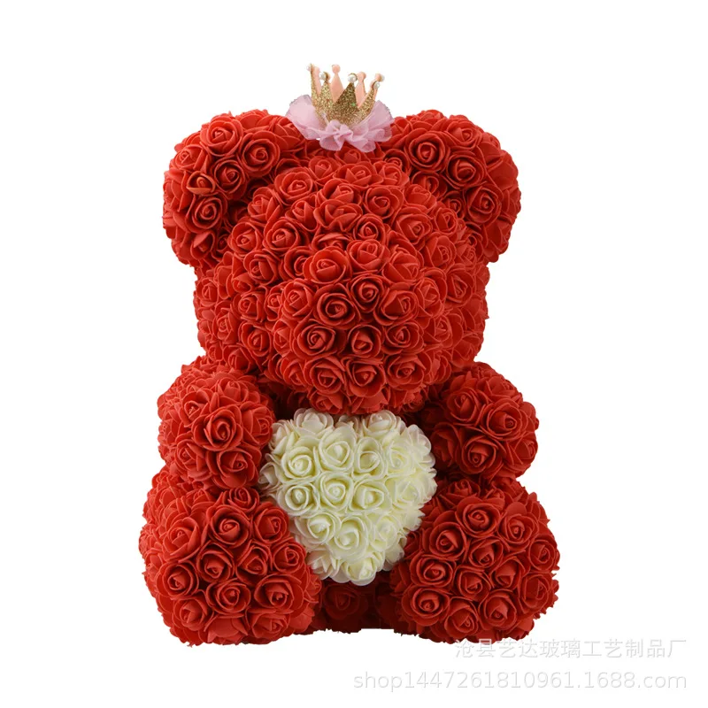 Cheap Price Hot Selling Teddy Bear Made Out Of Roses
