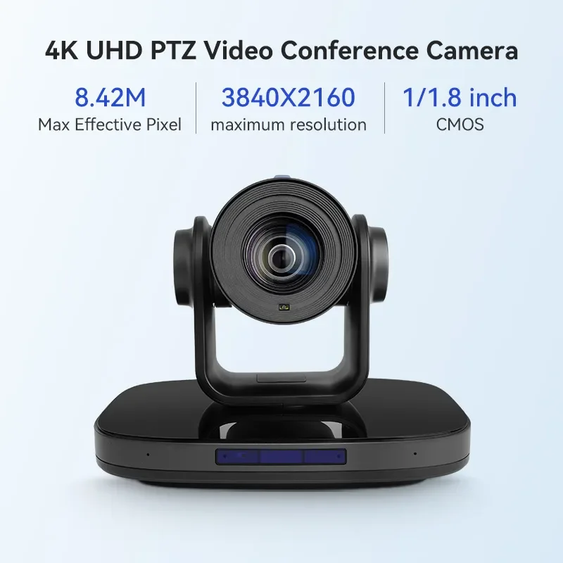 4k60P UHD SDI AI Tracking Built-in Dual Microphone Remote Control 12X Video PTZ Live Streaming Camera Broadcasting NDI