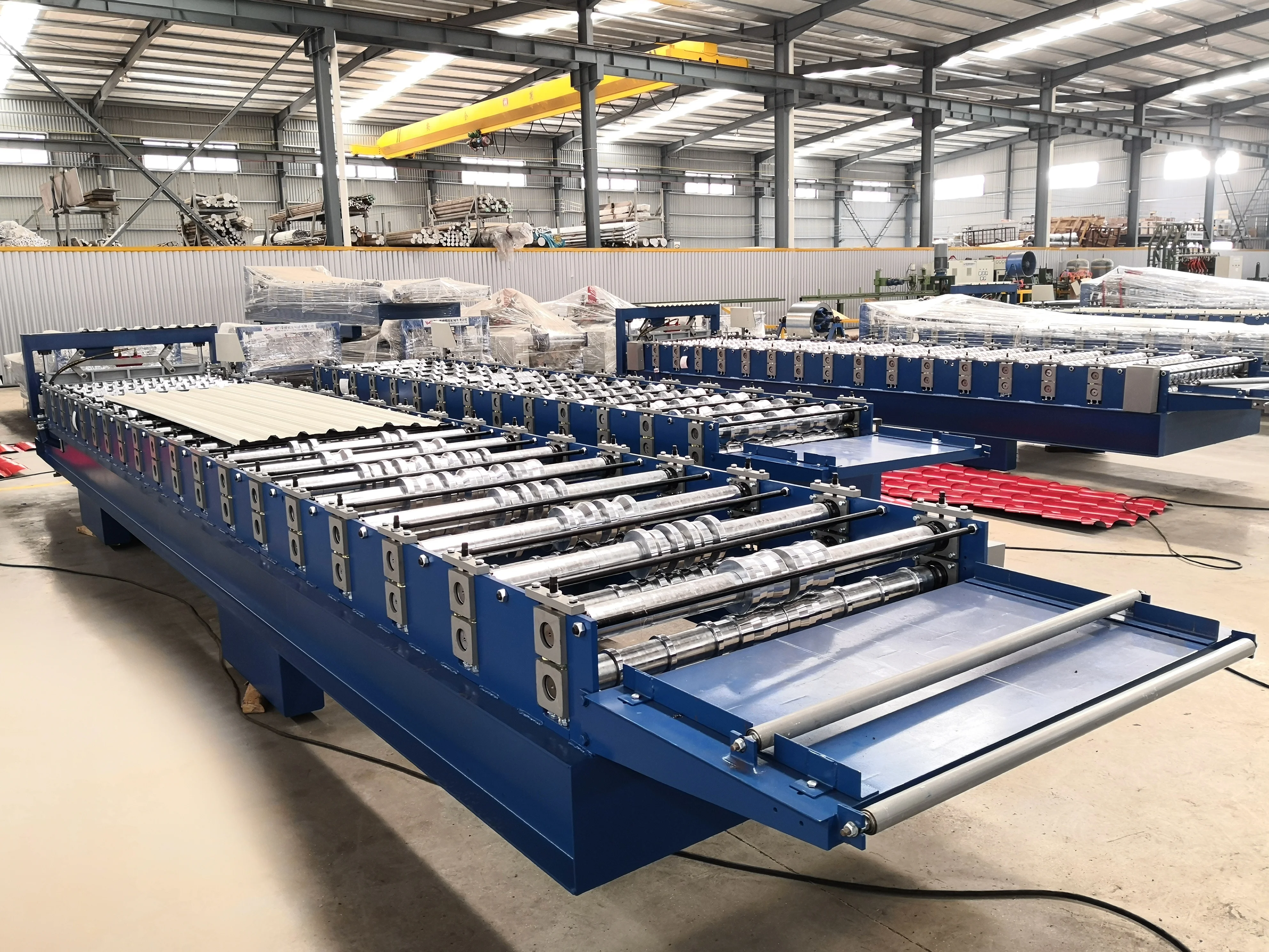 Metal Roofing Sheet Corrugating Iron Sheet Roll Forming Making Machine