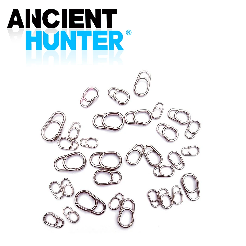 Ancient hunter oval pin snap ring High-strength Stainless Steel Fishing gear accessories Ocean fishing