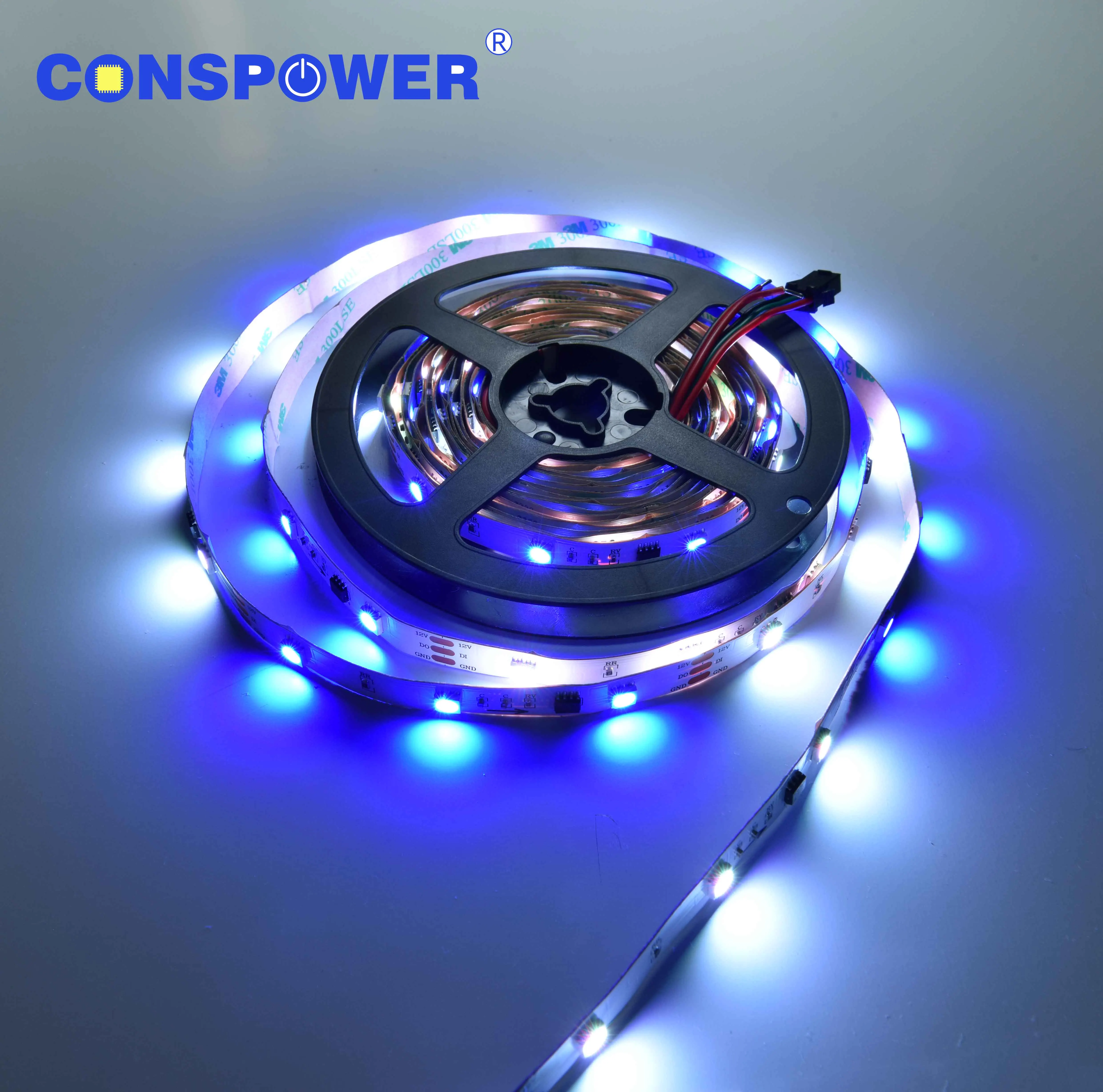 RGB5050 Digital Strip 30LEDS/M WS2811 5050 Color Strip 5050RGB 12V Addressable RGB Led Strip Manufacturer