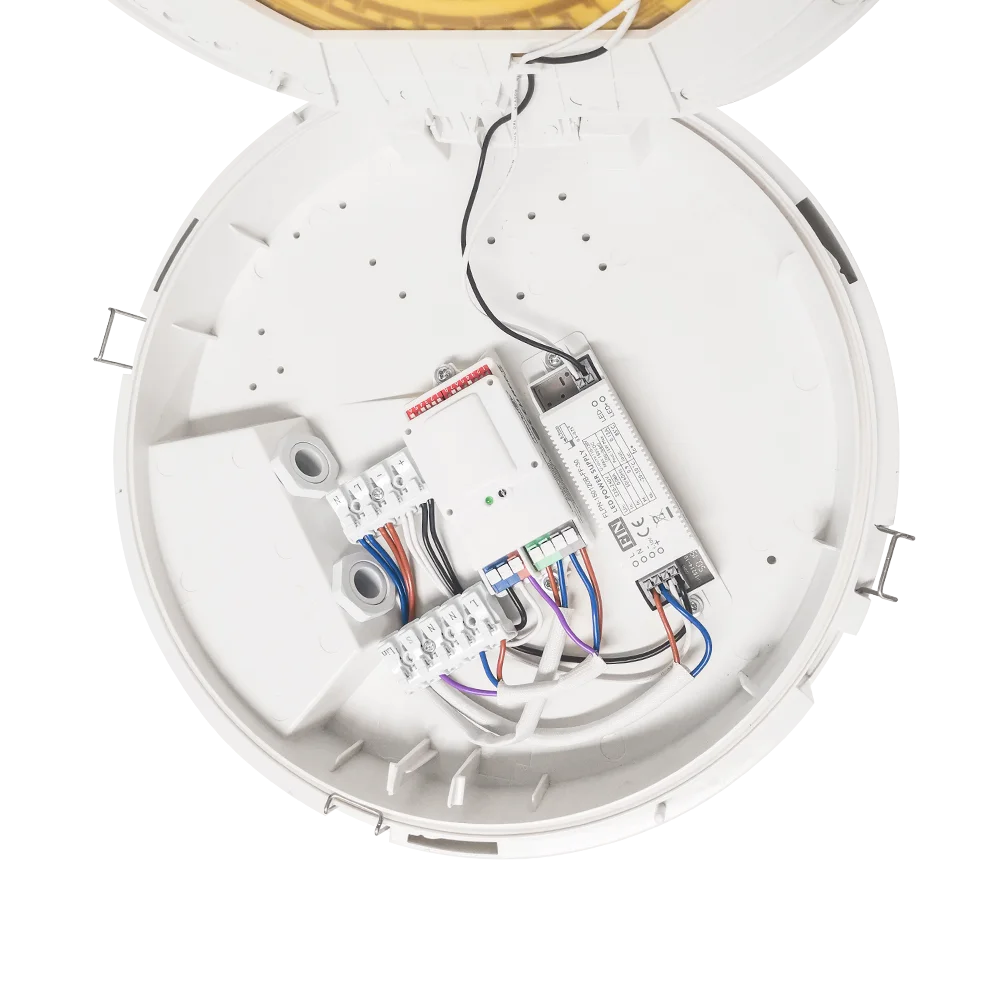 Inventory in Germany Holux Ip66 Ik10 2cct Adjustable Tri-proof Lamp Waterproof Outdoor Bulkhead Wall Garden Ceiling Light