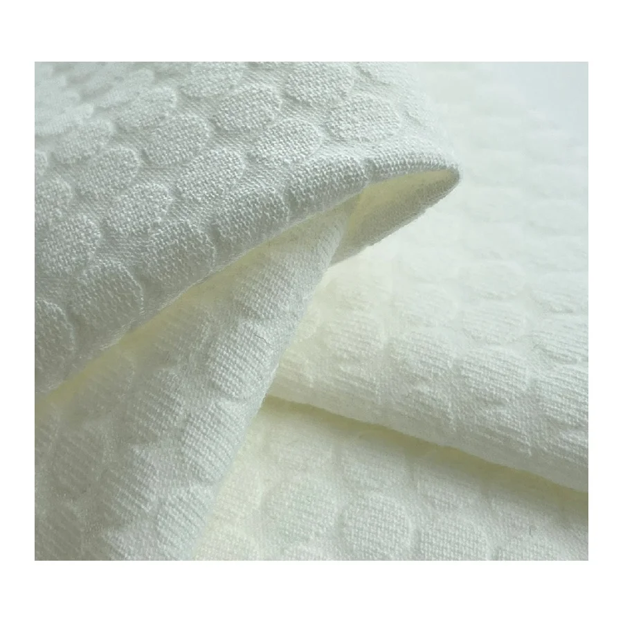 Fashion look popular favorite modern dot 185g 72% Cotton / 25% Nylon / 3% Spandex Stretch  Jacquard fabric from Taiwan