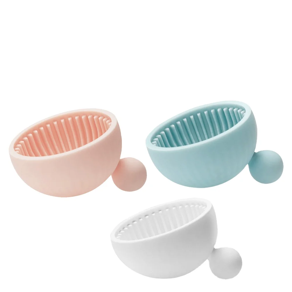 Portable Cleaning Washing Tool Silicone Brushes Cleaning Scrubber Mat Makeup Brush Cleaner Mat