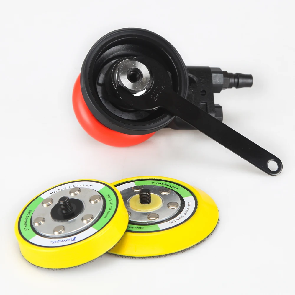 Pneumatic Sandpaper Machine Polishing Car Paint Air Grinder Mini Air Polishing Tool Quick Sanding Pneumatic Sander