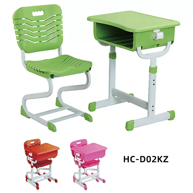 Classroom Furniture Student Single Desk And Table Chair, Study Table And Chair Set School Furniture