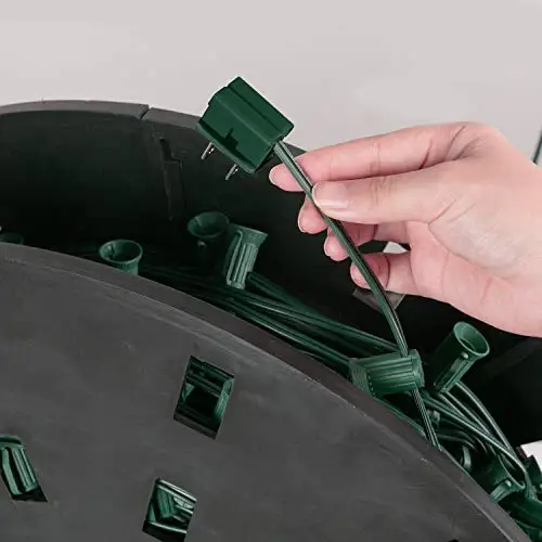 Holiday Lighting Outlet Male Green Slip Plug zip plug DIY lighting string plug