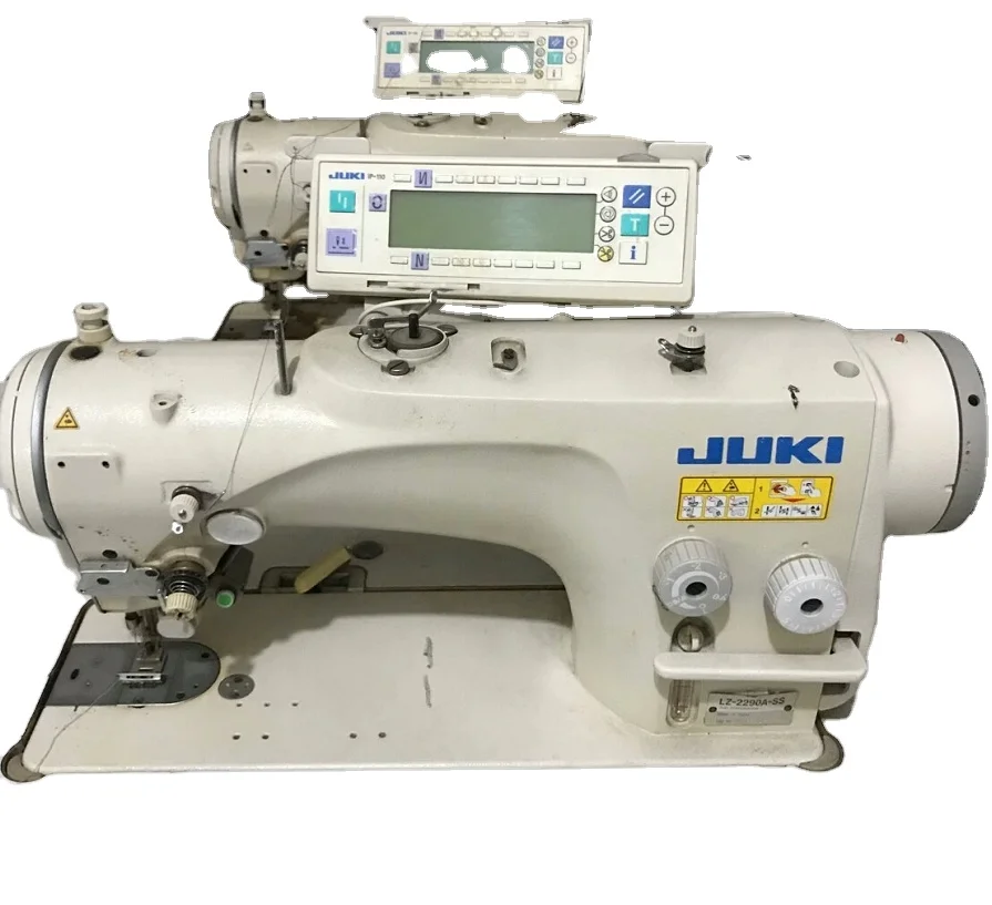 EXLION HIGH SPEED USED JAPAN MADE COMPUTER AUTO TRIMMING  ZIGZAG 2290ASS SEWING MACHINE WITH GOOD PRICE