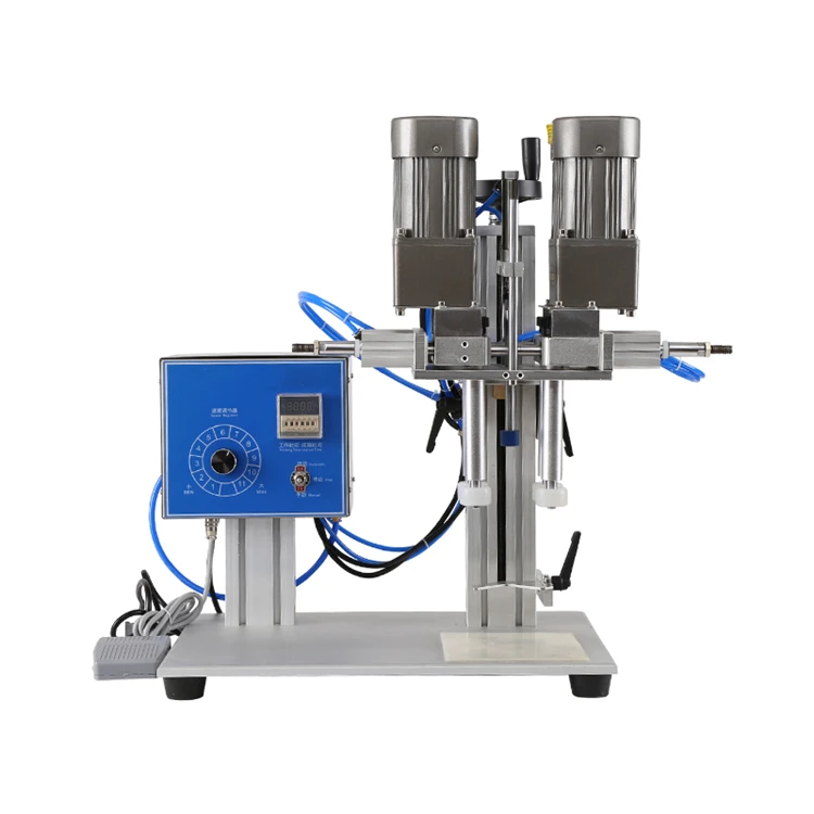 YTK-6100 Semi automatic twist off trigger spray screw cap bottle capper/screw capping machine/twist capping machine