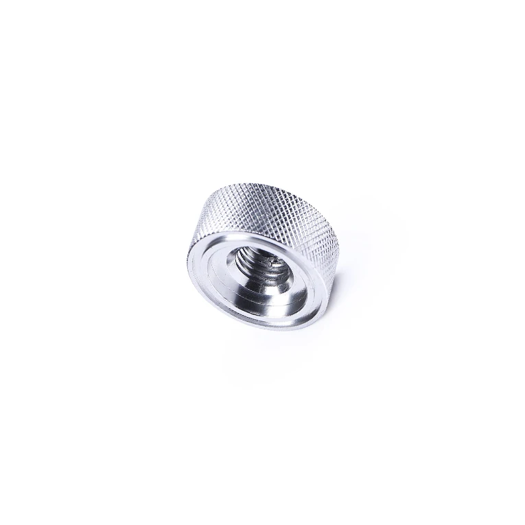 High Quality CNC Lathe Parts Aluminum Knurled Knob
