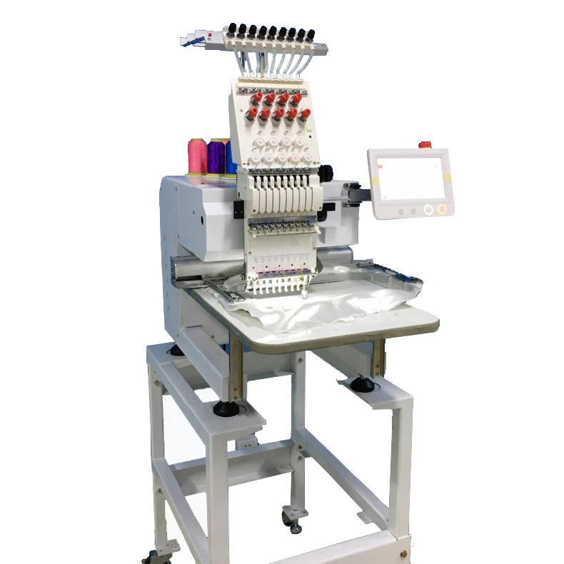 Factory sale directly 12/15 needles single head sewing computerized embroidery machine prices for sale