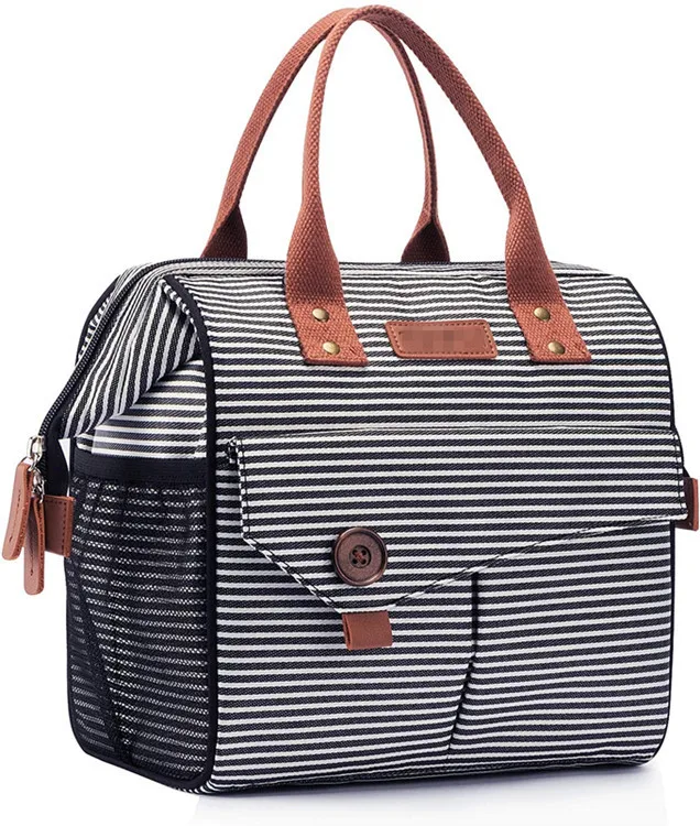 Custom cooler bag Durable Insulated Lunch Bag with adjustable Shoulder Strap for women Work Picnic Hiking