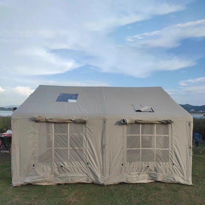 Wholesale Inflatable Air camping house Tent for Outdoor Camping Quick Open Family Use Inflatable Desert Glamping Tent