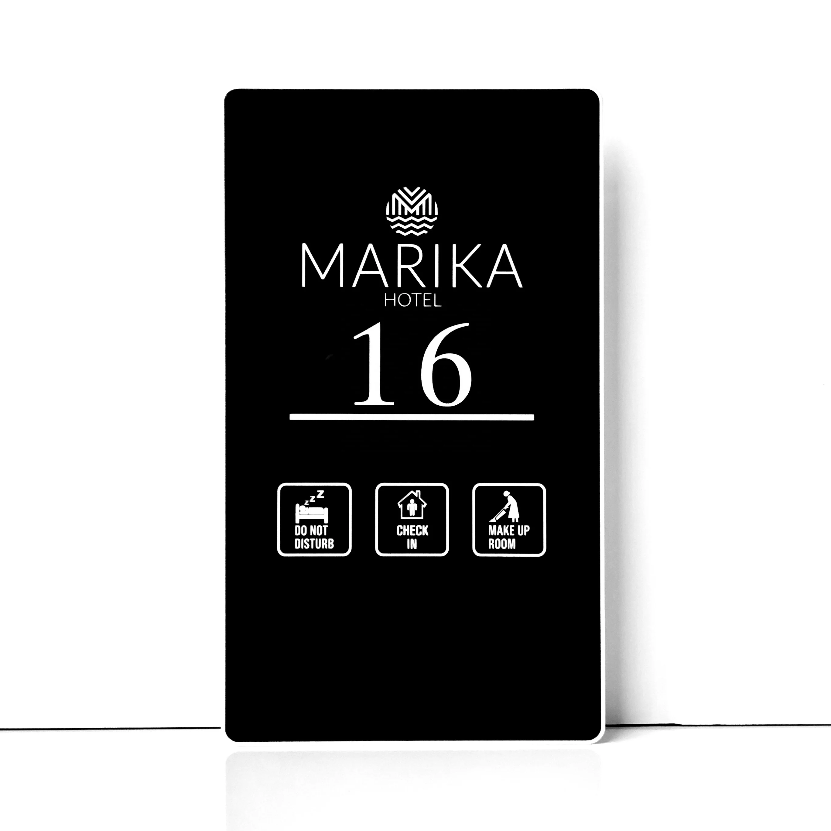 Электрический дверной звонок для отеля/система дверного звонка с сенсорной панелью для отеля