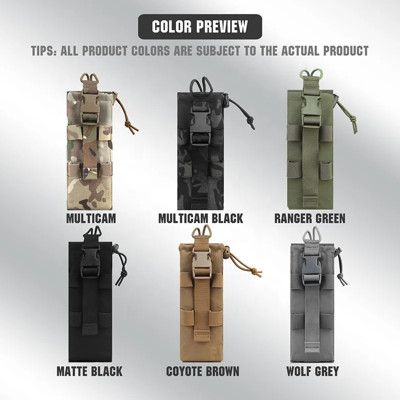 Quick Release PRC 152 /148 Drop-down Radio Pouch Molle Radio Holder Walkie Talkie Pouch