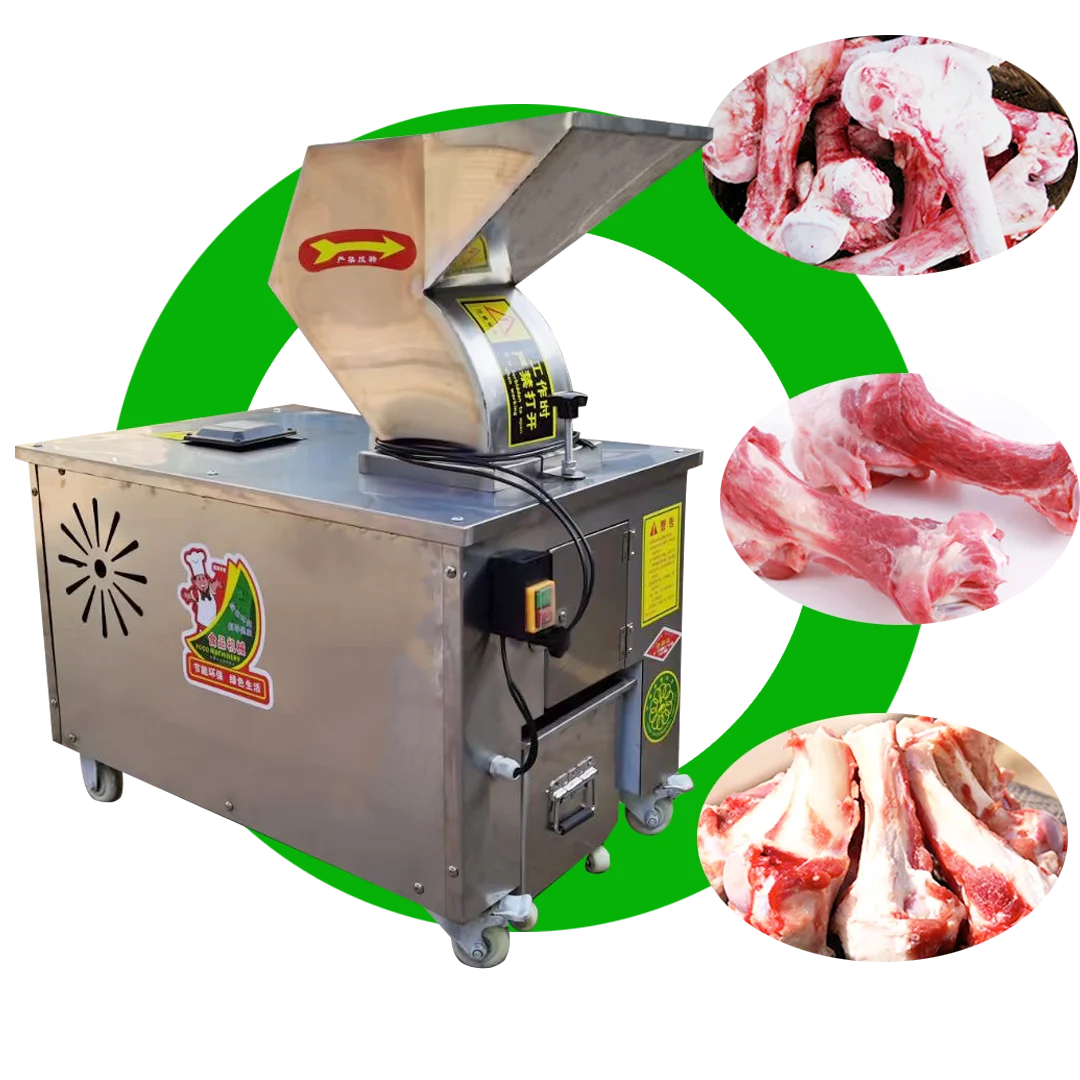 High Quality Commercial Bone And Meat Cutting Machine Animal Bone Shredder Machine Bone Grinder