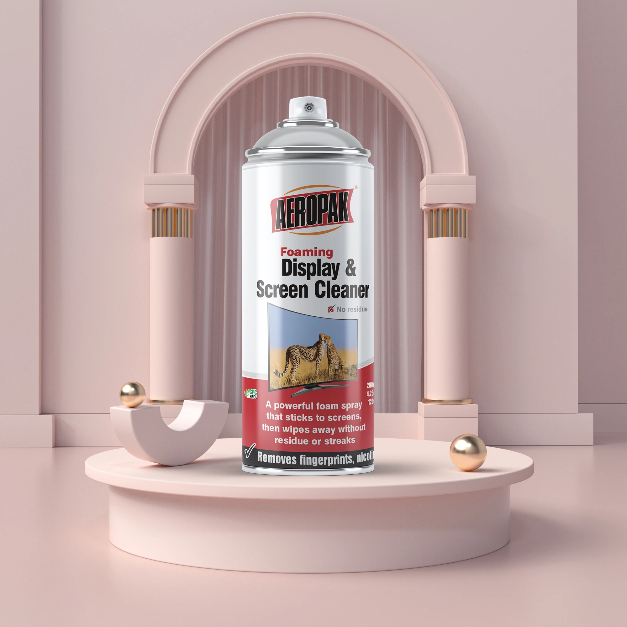 Аэрозоль 200 мл универсальный дисплей и очиститель экрана компьютерный