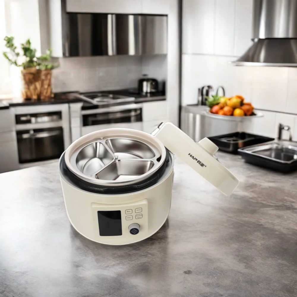 2024 New 5L Electric Pressure Cooker High-Temperature High-Pressure Static Technology Boils Three Samples One Pot No Flavor Loss