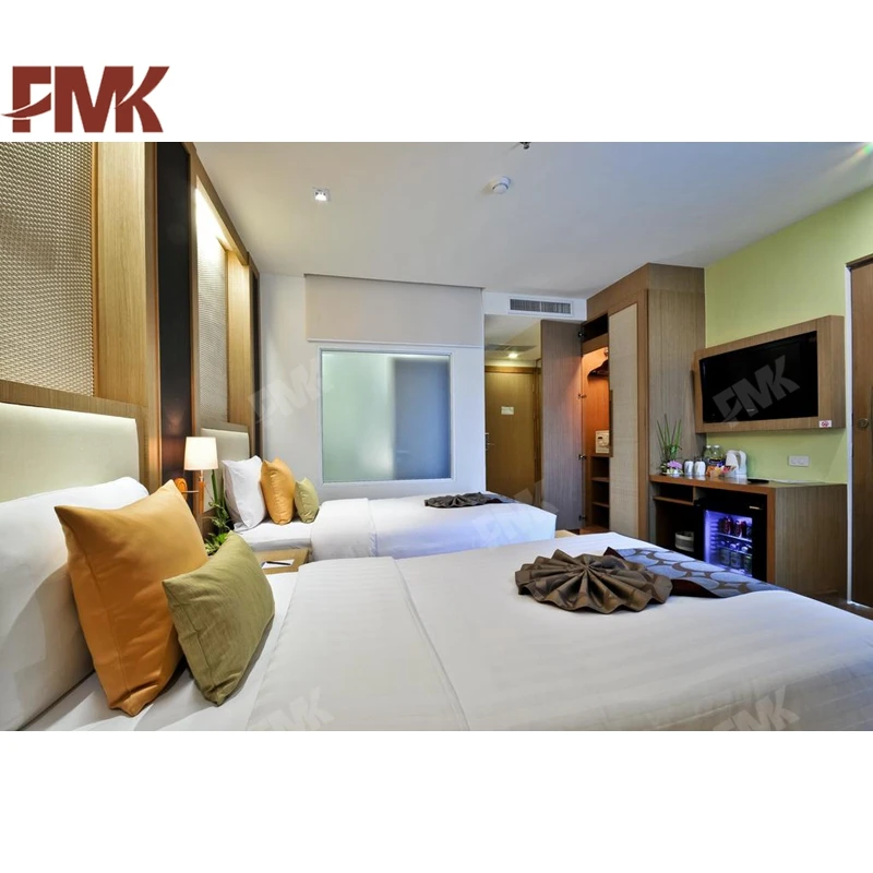 4 Star Holiday Resort Hotel Furniture Vietnam Project Wooden Hotel Bedroom Sets