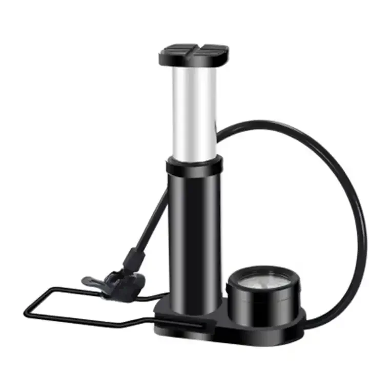 Biking Air Pump Bicycle Portable Bicycle Accessories Multifunctional Valve Foot Inflator Pump
