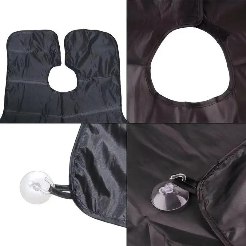 Мужской фартук для бороды черный белый цвет полиэфирная тафта нагрудник бритья стрижки