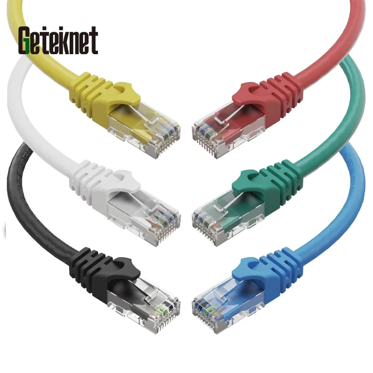 GETEKnet FLUKE CLASS E lan patch cable manufacturing ethernet network cable cat 8 1.5 metros drop cable patch cord