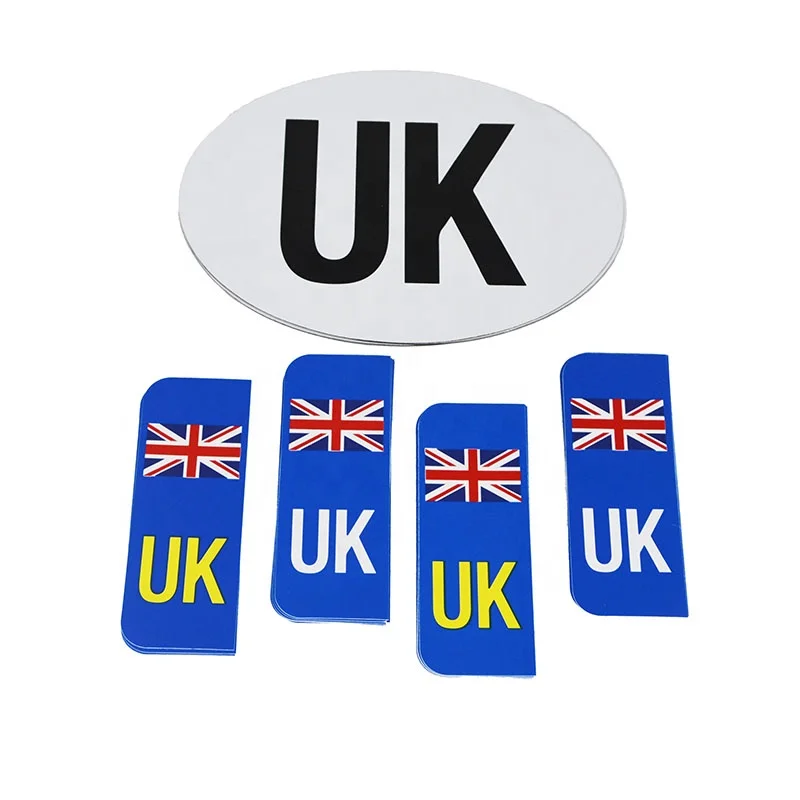 gb or uk magnetic car sticker printing for car motorcycle rules europe