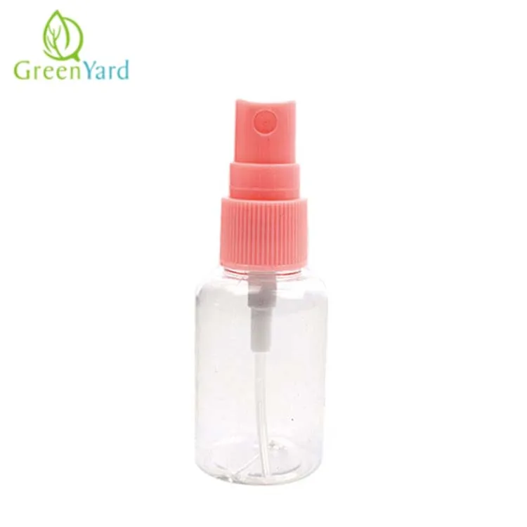 Greenyard Wholesale Clear Empty Alcohol Mini Spray 50Ml Pet Bottle Hand