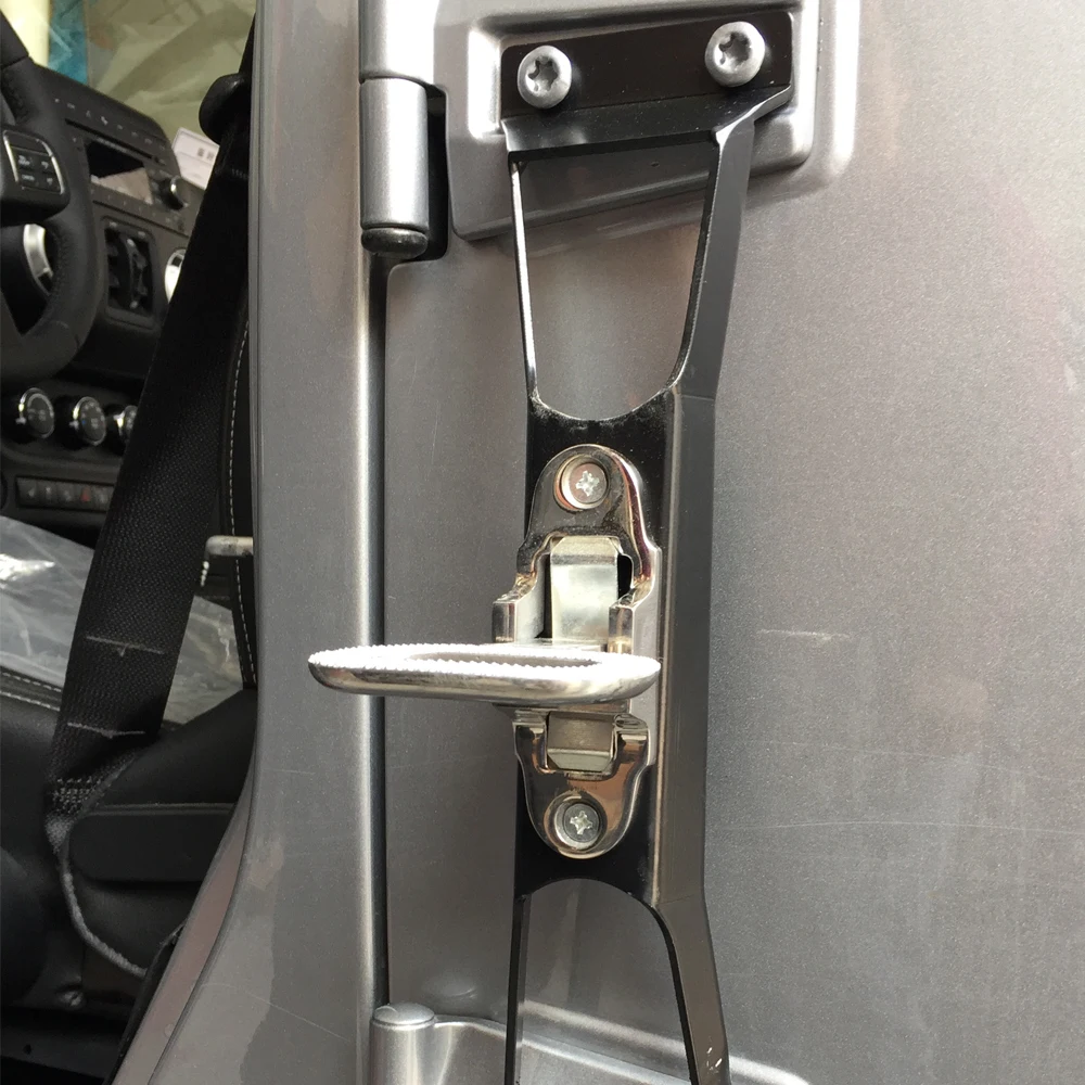 Shanghai Sanfu J257 Car Rooftop Pedal Door Step Hook Exterior Door Hinge Pedal Foot Peg Steel For Je ep W rangler JK 07