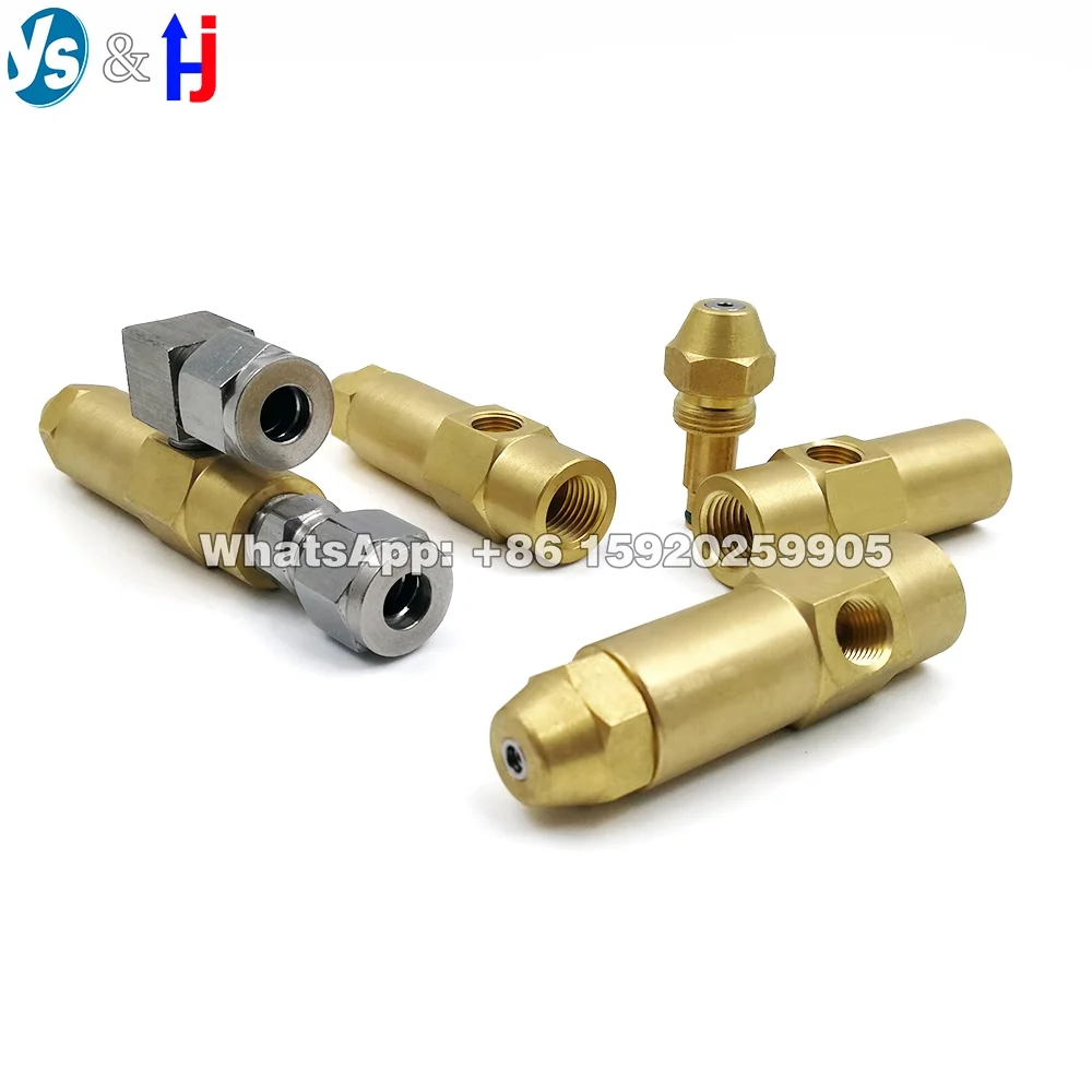 Hot Sale YS Oil Furnace Burner Nozzle, Oil Atomizer Nozzle With Plastic Push-in Connector Waste Oil Burning Nozzle