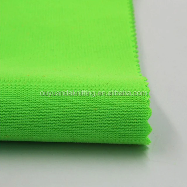 100% Polyester EN20471 Fluorescent Flame Retardant Safety Cloth High Vis Warp Knit Fabric