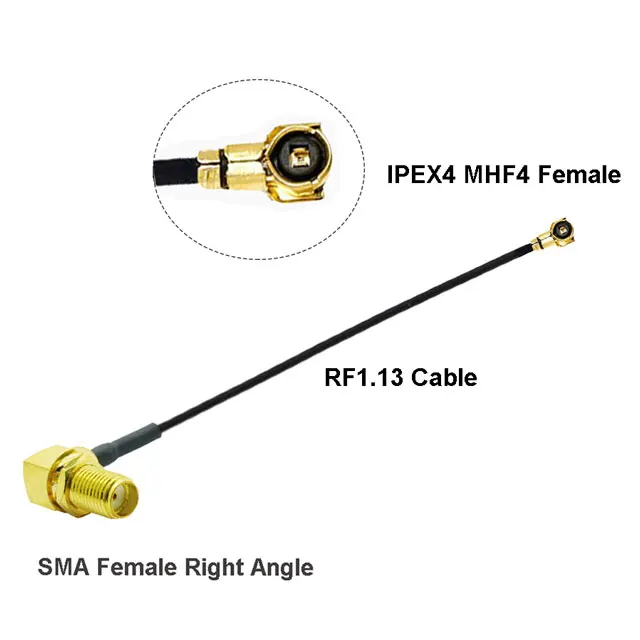 10CM 15CM 20CM 25CM male RPSMA SMA Female To UFL IPEX MMCX MCX RF RF1.37 RF0.81 RF1.13 Pigtail Cable