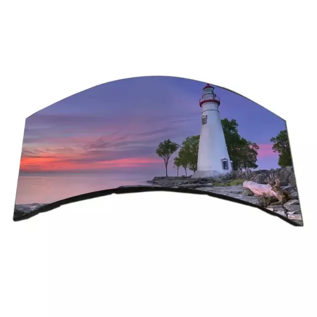 High Quality Full Color Indoor HD Digital Flexible LED Display Screens flexible screen Custom shape LED display